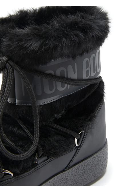 itrack faux fur wp boots woman black MOON BOOT | 80D2450130N001